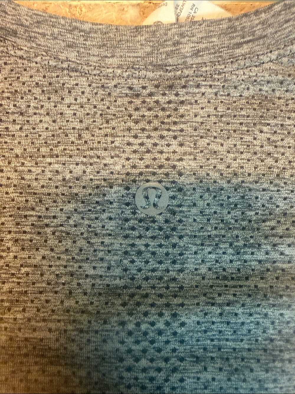Lululemon Heather Gray Active Tee - Picture 4 of 4
